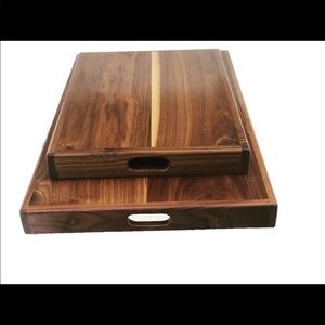 Black Walnut Wooden Stove Top Cover